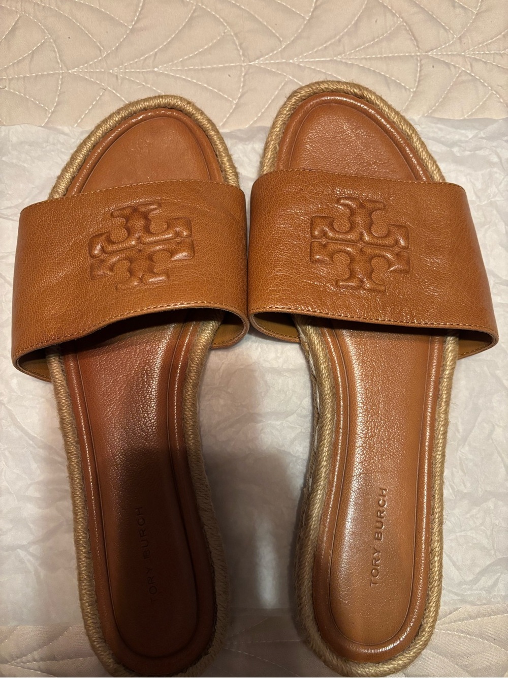 💯 Authentic Tory Burch Espadrilles Sandals